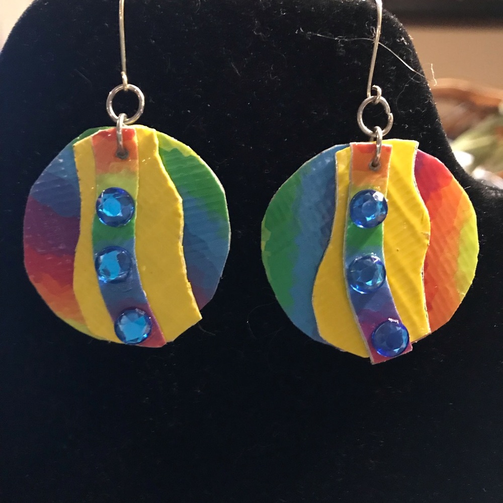 Multi color earrings